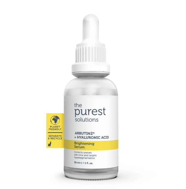 The Purest Solutions Arbutin 2% + Hyaluronic Acid Brightening Serum - 30ml | سيرم الفا اربيوتين من ذا بيورست سلوشن