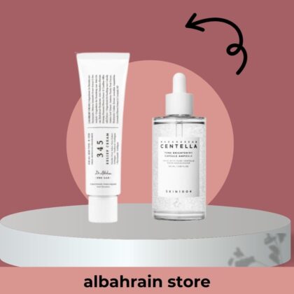 بكج  | skin1004 brightening ampoule 100ml + Dr althea 345 cream