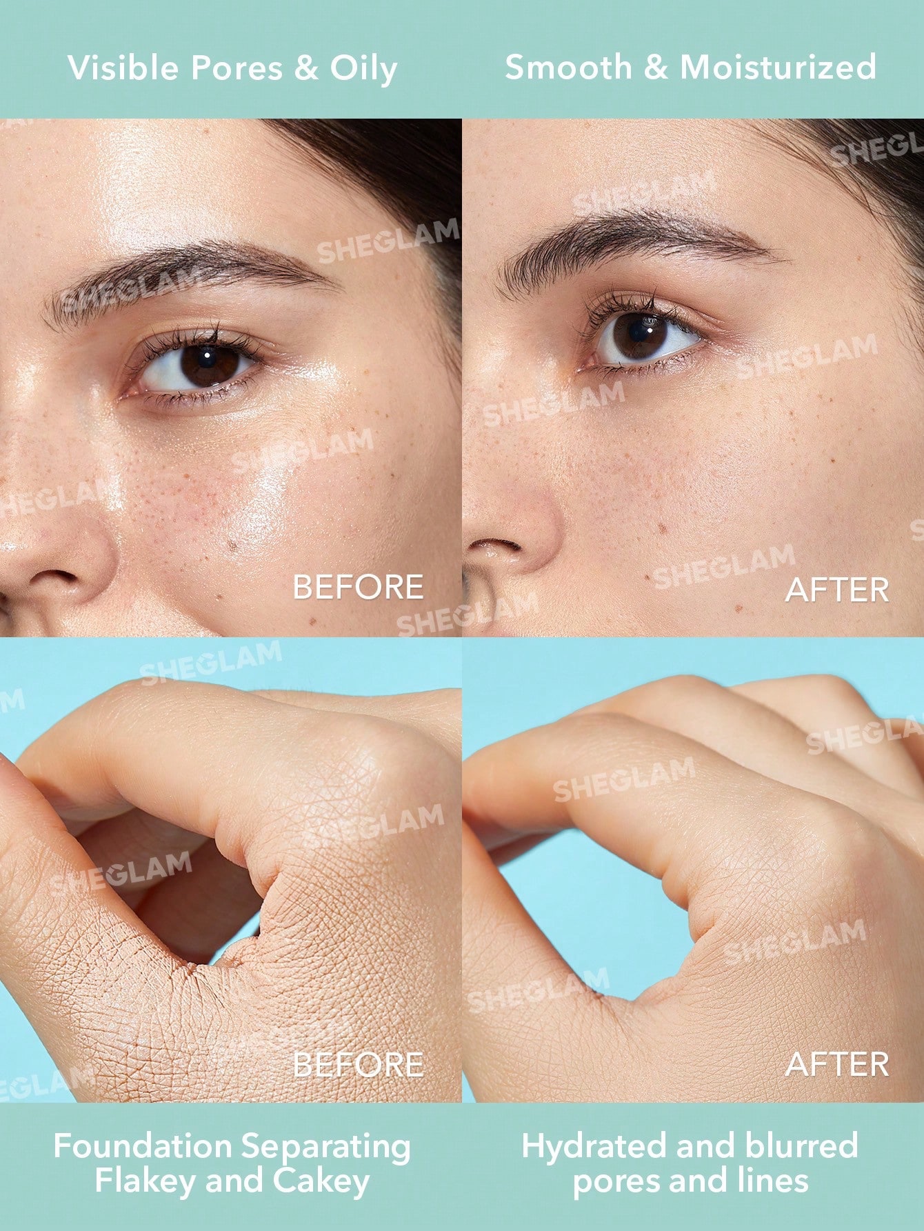 Sheglam Glacier Glo Smoothing Primer | برايمر خافي للمسام والخطوط من شيكلام
