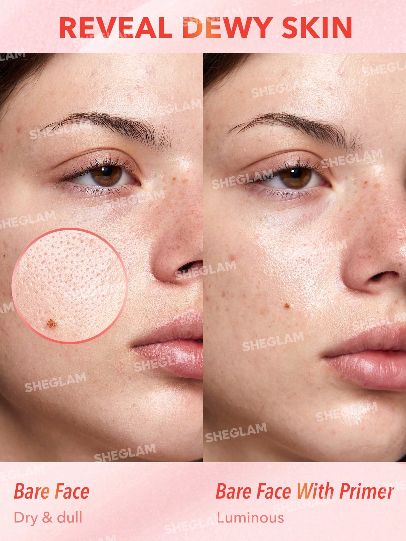 Sheglam Melon Melt Niacinamide Serum Primer | برايمر يخفي المسام ويثبت الميكب من شيكلام
