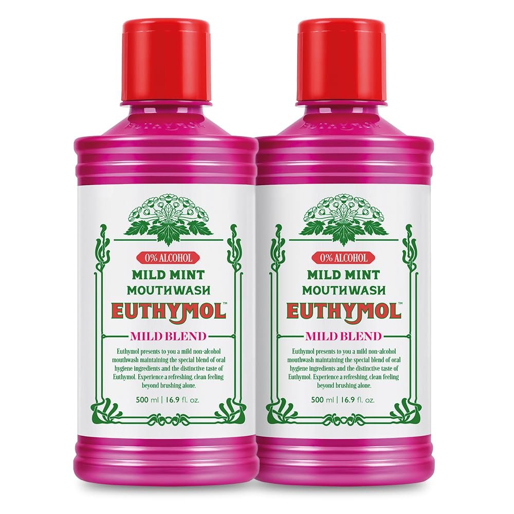 Euthymol mint blend mouthwash | غرغرة فم من ايثيمول