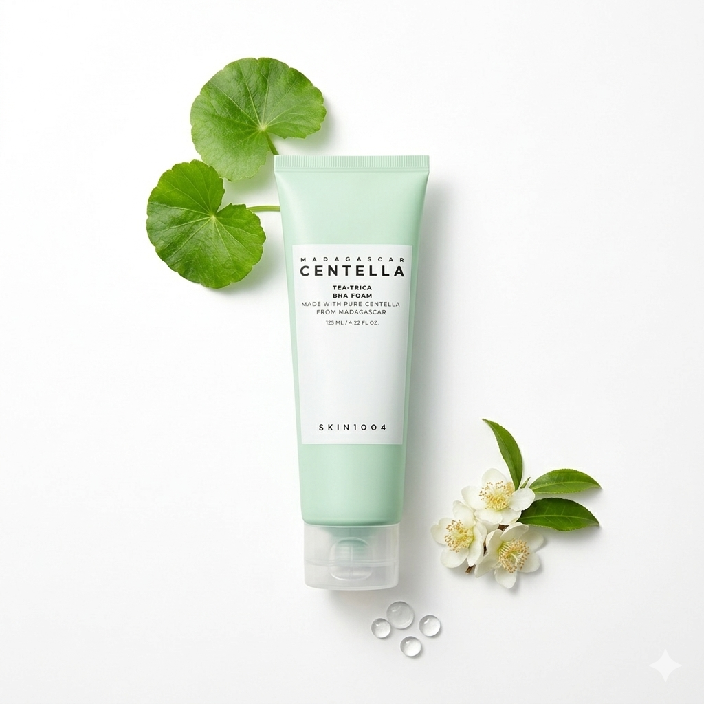 غسول سكين 1004 مدغشقر سنتيلا (Skin1004 Tea-Trica) المنظف للبشرة المعرضة للحبوب - 125 ملم