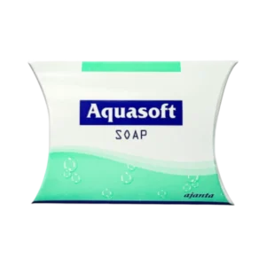صابون أكواسوفت Aquasoft لتنظيف وترطيب البشرة الجافة 75 غرام من Ajanta أصلي 100% | متوفر لدى صيدلية البحرين في الموصل بالعراق