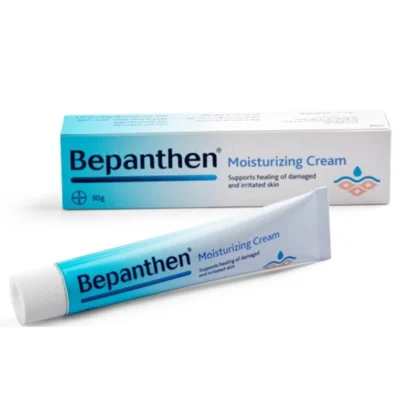 كريم مرطب بيبانثين Bepanthen للترطيب والعناية بالبشرة الجافة 100 غرام من Bepanthen أصلي 100% | متوفر لدى صيدلية البحرين في الموصل بالعراق
