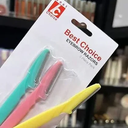شفرات حواجب بيست تشويس Best Choice لتحديد وتشذيب دقيق 3 قطع من Best Choice أصلي 100% | متوفر لدى صيدلية البحرين في الموصل بالعراق