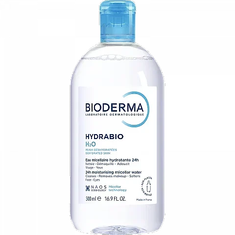 ماء ميسيلار بيوديرما Bioderma هيدرابيو لإزالة المكياج وترطيب البشرة 500 مل من Bioderma أصلي 100% | متوفر لدى صيدلية البحرين في الموصل بالعراق