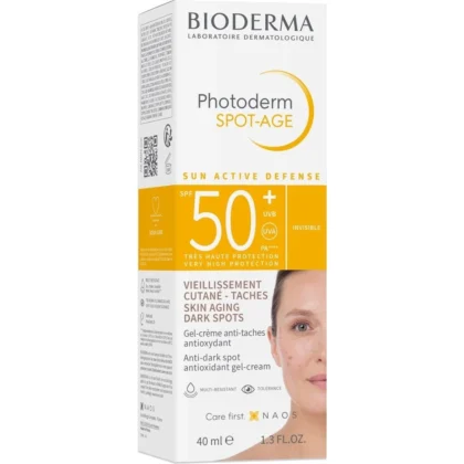واقي شمس بيوديرما فوتوديرم سبوت إيج SPF50+ للبشرة المعرضة للبقع 40 مل من Bioderma أصلي 100% | متوفر لدى صيدلية البحرين في الموصل بالعراق