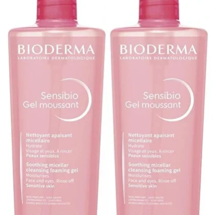 غسول بايوديرما سينسيبيو Bioderma Sensibio للبشرة الحساسة 500 مل من Bioderma أصلي 100% | متوفر لدى صيدلية البحرين في الموصل بالعراق