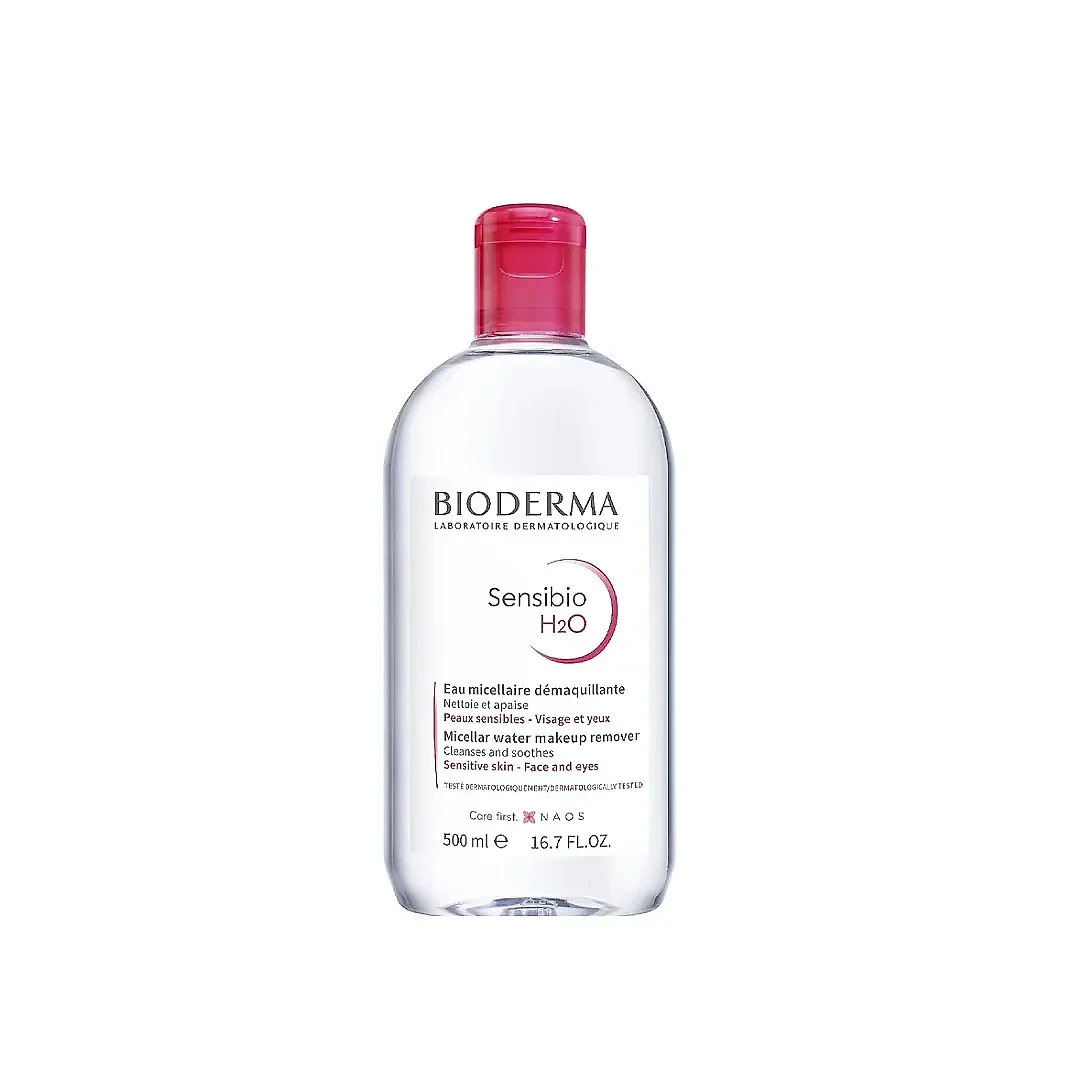 ماء ميسيلار بايوديرما Bioderma سينسيبيو H2O لتنظيف البشرة الحساسة 500 مل من Bioderma أصلي 100% | متوفر لدى صيدلية البحرين في الموصل بالعراق