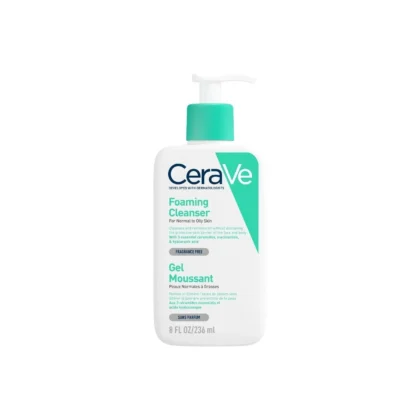 غسول سيرافي CeraVe بالنياسيناميد والسيراميد للبشرة العادية إلى الدهنية 236 مل من CeraVe أصلي 100% | متوفر لدى صيدلية البحرين في الموصل بالعراق
