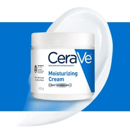 كریم مرطب سيرافي CeraVe المرطب الغني لإصلاح حاجز البشرة الجافة 453 غرام من CeraVe أصلي 100% | متوفر لدى صيدلية البحرين في الموصل بالعراق
