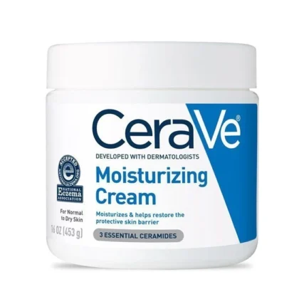 كریم مرطب سيرافي CeraVe المرطب الغني لإصلاح حاجز البشرة الجافة 453 غرام من CeraVe أصلي 100% | متوفر لدى صيدلية البحرين في الموصل بالعراق