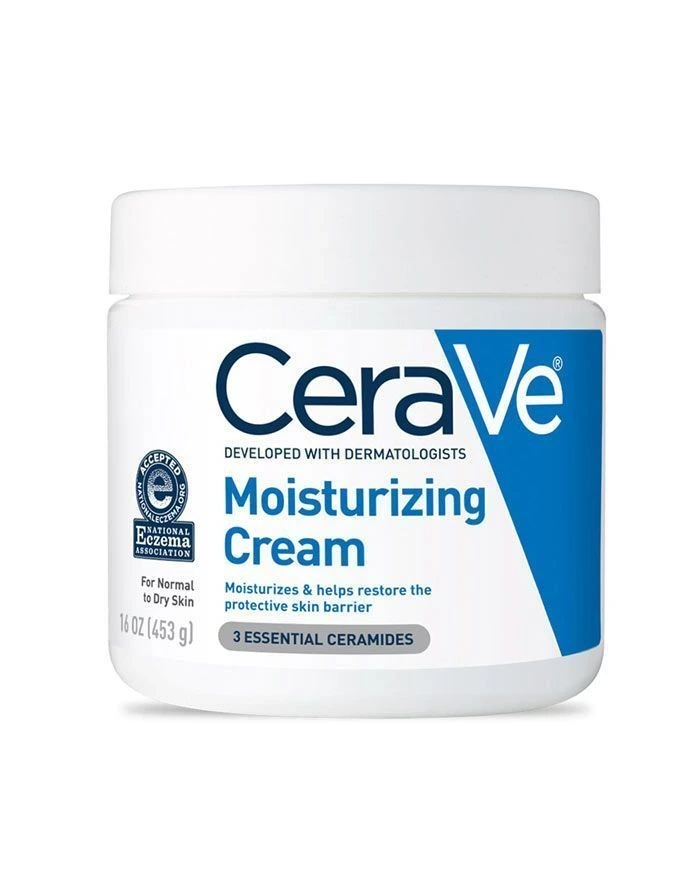 كریم مرطب سيرافي CeraVe المرطب الغني لإصلاح حاجز البشرة الجافة 453 غرام من CeraVe أصلي 100% | متوفر لدى صيدلية البحرين في الموصل بالعراق