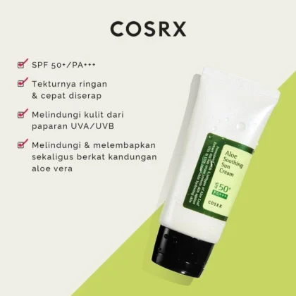 كريم واقي شمس كوزركس COSRX خلاصة الصبار بحماية فائقة 50 مل من COSRX أصلي 100% | متوفر لدى صيدلية البحرين في الموصل بالعراق