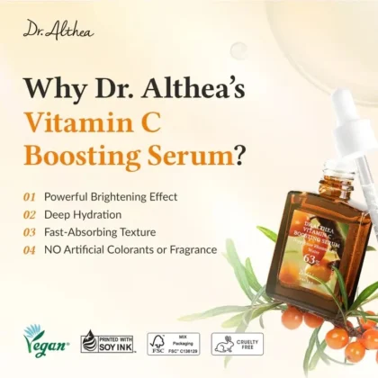 سيروم دكتور التها Dr. Althea فيتامين سي لترطيب وتفتيح البشرة 50 مل من Dr. Althea أصلي 100% | متوفر لدى صيدلية البحرين في الموصل بالعراق