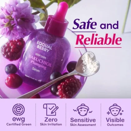 سيروم إيكوال بيري EQQUAL BERRY بالباكوتشيول لشد وترطيب البشرة 30 مل من EQQUAL BERRY أصلي 100% | متوفر لدى صيدلية البحرين في الموصل بالعراق