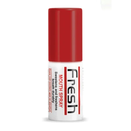 بخاخ فم معطر ومنعش بنكهة الفواكه الطبيعية لإزالة روائح الفم الكريهة 20 مل من Fresh أصلي 100% | متوفر لدى صيدلية البحرين في الموصل بالعراق