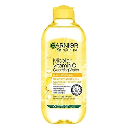ماء ميسيلار غارنييه Garnier بفيتامين C لتنظيف وتفتيح البشرة 400 مل من Garnier أصلي 100% | متوفر لدى صيدلية البحرين في الموصل بالعراق