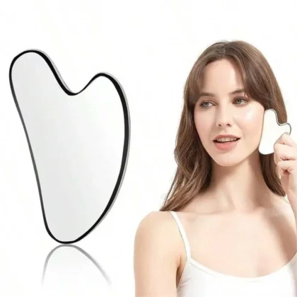 أداة كواشا ستيل الفولاذية لتدليك وشد الوجه وتحفيز الكولاجين قطعتين من Genric Beauty أصلي 100% | متوفر لدى صيدلية البحرين في الموصل بالعراق