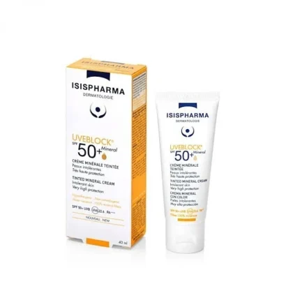 واقي شمس ايزيس فارما يوفبلوك ISISPHARMA Uveblock SPF 50 معدني ملون 40 مل من ISISPHARMA أصلي 100% | متوفر لدى صيدلية البحرين في الموصل بالعراق