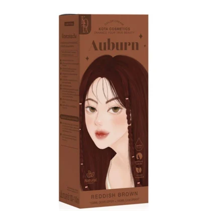 صبغة شعر كريمية كوتة كوتسيتكس لون آبرن بني محمر 200 مل من Kota Cosmetics أصلي 100% | متوفر لدى صيدلية البحرين في الموصل بالعراق