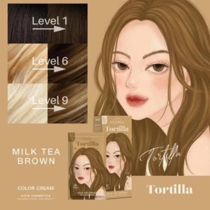 صبغة شعر كوتة كوزمتكس كوتة توروتيا ميلك تي براون بني حليبي 100 مل من Kota Cosmetics أصلي 100% | متوفر لدى صيدلية البحرين في الموصل بالعراق