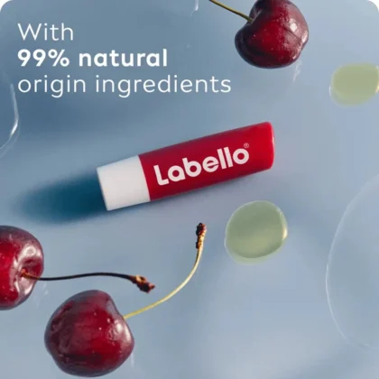 مرطب شفاه لابيلو Labello Cherry Shine المغذي بالكرز لترطيب ولمعان الشفاه 4.8 غم من Labello أصلي 100% | متوفر لدى صيدلية البحرين في الموصل بالعراق