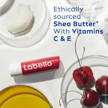 مرطب شفاه لابيلو Labello Cherry Shine المغذي بالكرز لترطيب ولمعان الشفاه 4.8 غم من Labello أصلي 100% | متوفر لدى صيدلية البحرين في الموصل بالعراق