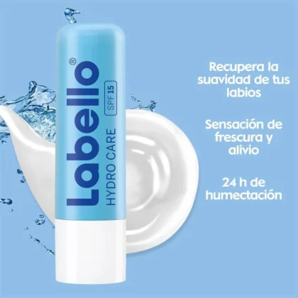مرطب شفاه لابيلو Labello Hydro Care للترطيب العميق والحماية الفورية 4.8 غرام من Labello أصلي 100% | متوفر لدى صيدلية البحرين في الموصل بالعراق