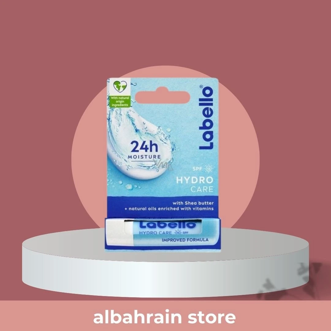 مرطب شفاه لابيلو Labello Hydro Care للترطيب العميق والحماية الفورية 4.8 غرام من Labello أصلي 100% | متوفر لدى صيدلية البحرين في الموصل بالعراق