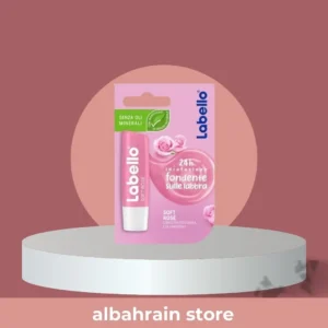 مرطب شفاه لابيلو سوفت روز Labello Soft Rose للعناية والترطيب الوردي 4.8 غرام من Labello أصلي 100% | متوفر لدى صيدلية البحرين في الموصل بالعراق