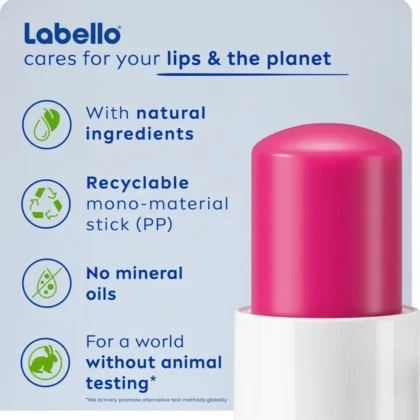 مرطب شفاه لابيلو Labello بالبطيخ للترطيب واللمعان 4.8 جرام من Labello أصلي 100% | متوفر لدى صيدلية البحرين في الموصل بالعراق