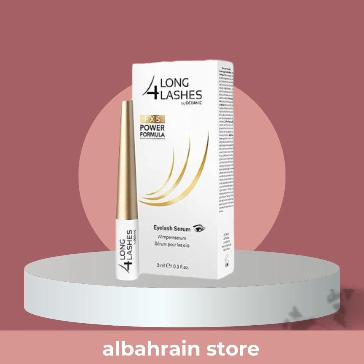 سيروم تطويل وتكثيف الرموش لونك فور لاش Long4Lashes لتقوية الرموش 3 مل من Long4Lashes أصلي 100% | متوفر لدى صيدلية البحرين في الموصل بالعراق