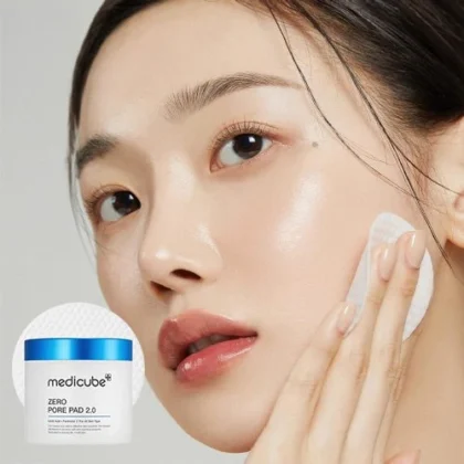 قطن تقشير وشد المسام ميديكيوب Medicube Zero Pore Pad 2.0 حجم 70 قطعة من Medicube أصلي 100% | متوفر لدى صيدلية البحرين في الموصل بالعراق