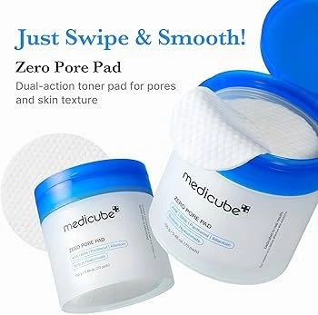 قطن تقشير وشد المسام ميديكيوب Medicube Zero Pore Pad 2.0 حجم 70 قطعة من Medicube أصلي 100% | متوفر لدى صيدلية البحرين في الموصل بالعراق