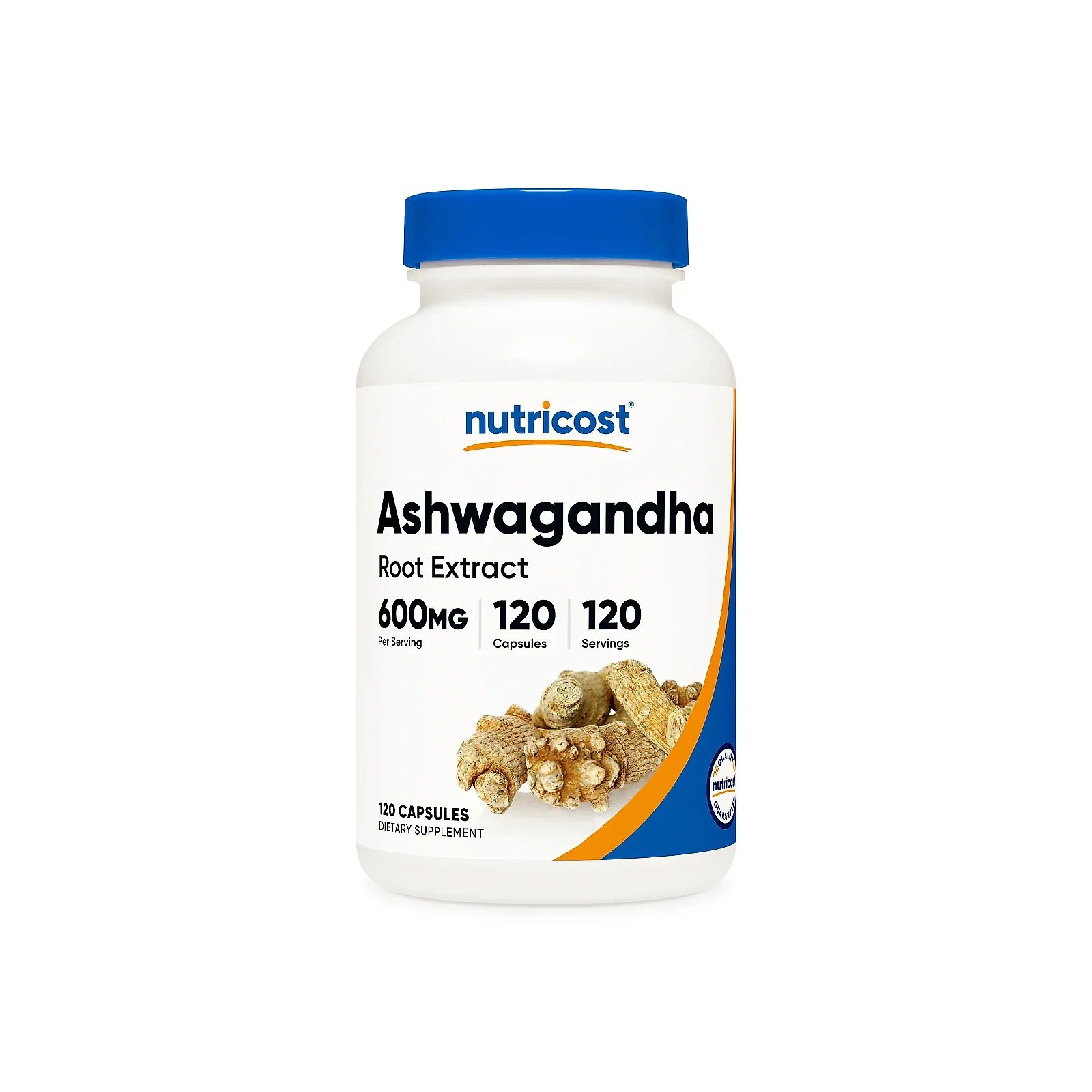 مكمل غذائي نيوتروكوست Nutricost أشواغانندا 600 ملغ لدعم الطاقة 120 كبسولة من Nutricost أصلي 100% | متوفر لدى صيدلية البحرين في الموصل بالعراق