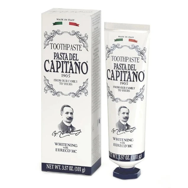 معجون أسنان باستا ديل كابيتانو Pasta Del Capitano لتبييض الأسنان 75 مل من باستا ديل كابيتانو Pasta Del Capitano أصلي 100% | متوفر لدى صيدلية البحرين في الموصل بالعراق