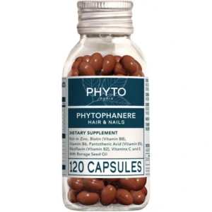 كبسولات فيتو فيتوفانير Phyto phanere لتقوية الشعر والأظافر 120 كبسولة من Phyto أصلي 100% | متوفر لدى صيدلية البحرين في الموصل بالعراق