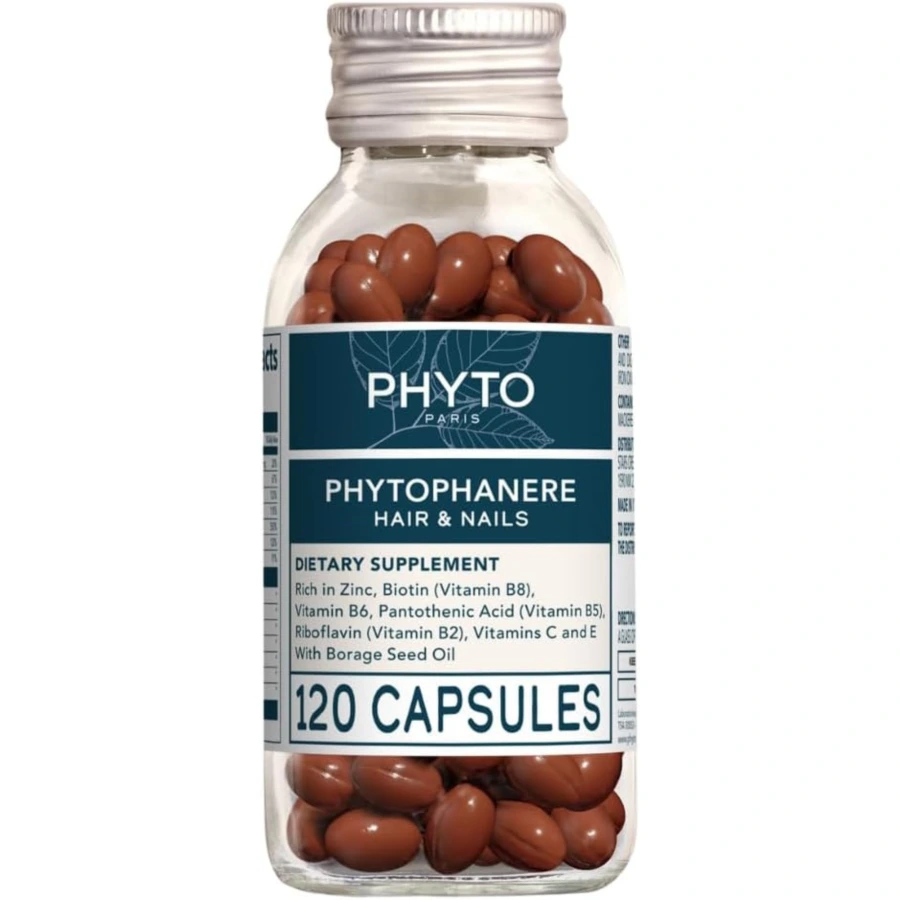 كبسولات فيتو فيتوفانير Phyto phanere لتقوية الشعر والأظافر 120 كبسولة
