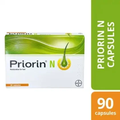 كبسولات بريورين ن Priorin N لتساقط الشعر وتكثيفه 120 كبسولة من Priorin أصلي 100% | متوفر لدى صيدلية البحرين في الموصل بالعراق