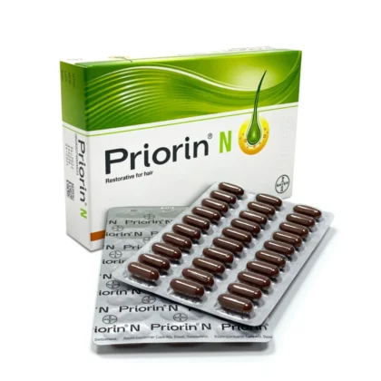 كبسولات بريورين ن Priorin N لتساقط الشعر وتكثيفه 120 كبسولة من Priorin أصلي 100% | متوفر لدى صيدلية البحرين في الموصل بالعراق