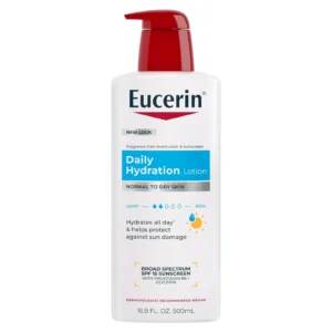لوشن مرطب يوسيرين Eucerin ديلي هايدريشن للبشرة العادية إلى الجافة 500 مل من Eucerin أصلي 100% | متوفر لدى صيدلية البحرين في الموصل بالعراق
