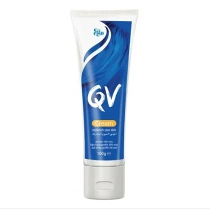كريم كيوفي QV المرطب والمغذي للبشرة الجافة والحساسة 100 غم من QV أصلي 100% | متوفر لدى صيدلية البحرين في الموصل بالعراق