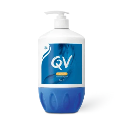 كريم كيو في QV مرطب وعلاج جفاف البشرة والأكزيما 500 غرام من QV أصلي 100% | متوفر لدى صيدلية البحرين في الموصل بالعراق