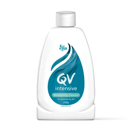 غسول كيوفي QV مرطب للبشرة الجافة والحساسة لتنظيف وحماية حاجز الجلد 250 مل من QV أصلي 100% | متوفر لدى صيدلية البحرين في الموصل بالعراق