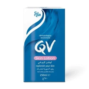 لوشن مرطب كيوفي QV ترطيب يومي للبشرة الجافة والحساسة 250 مل من QV أصلي 100% | متوفر لدى صيدلية البحرين في الموصل بالعراق