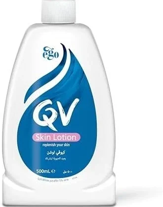 لوشن كيو في مرطب للجسم للبشرة الجافة والحساسة 500 مل من QV أصلي 100% | متوفر لدى صيدلية البحرين في الموصل بالعراق