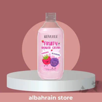 شور كريم ريفولي Revuele بالفواكه Strawberry & Raspberry المنظف والمرطب للجسم 400 مل من Revuele أصلي 100% | متوفر لدى صيدلية البحرين في الموصل بالعراق
