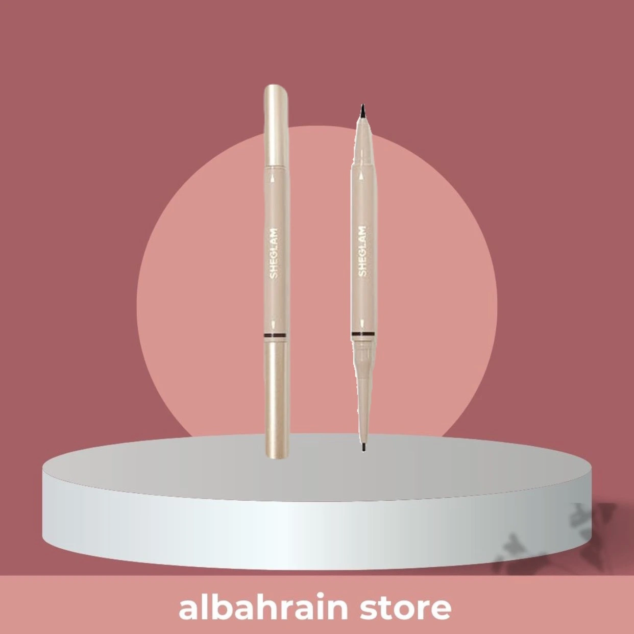 قلم تحديد حاجب مزدوج - شيغلام Sheglam Brows On Demand 2-In-1 Brow Pencil من Sheglam أصلي 100% | متوفر لدى صيدلية البحرين في الموصل بالعراق