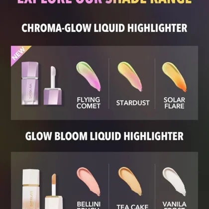 هايلايتر سائل كروم غلو - شيغلام Sheglam لإشراقة متألقة وثابتة 15 مل من شيغلام Sheglam أصلي 100% | متوفر لدى صيدلية البحرين في الموصل بالعراق
